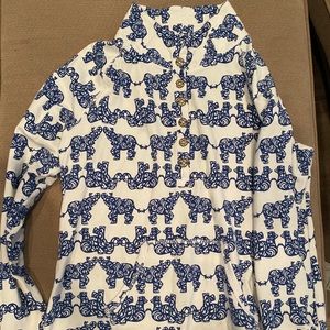 Lilly Pulitzer XL Popover elephants